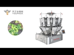 Thép không gỉ Granules Multihead Weigher rau đóng gói máy